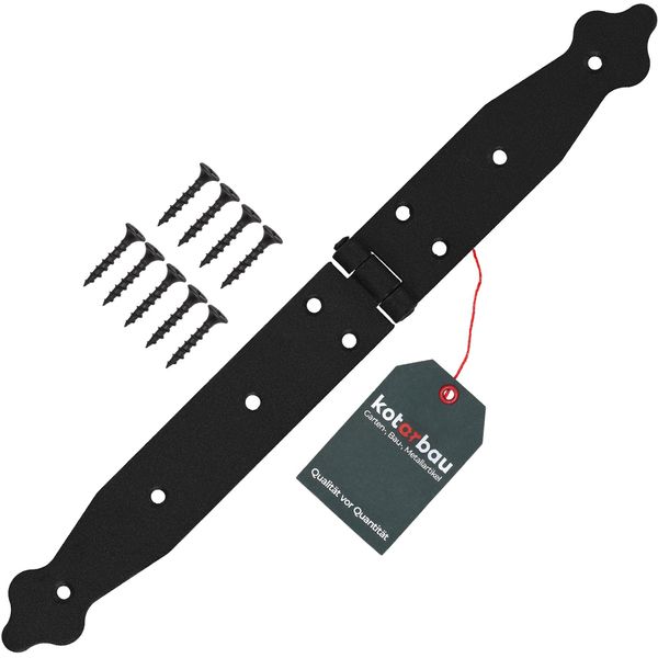 Kotarbau® Cerniera Per Persiana Cerniere Per Porte 150 X 200 X 35 Mm In Acciaio Verniciato A Polvere Cerniera Per Porte Cerniera Nera Cerniere Per Finestre A Libro Cerniera Per Porte In Legno Cerniera Per Cancelli Da Giardino Cerniera Per Casse Ferma Cancelli-image