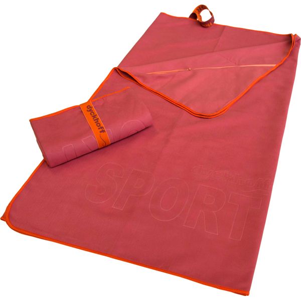 Dyckhoff 02730 48 508 Dyckhoff Mikrofaser Handtuch Mit ReißVerschluss Koralle 80,0 X 180,0 Cm-image