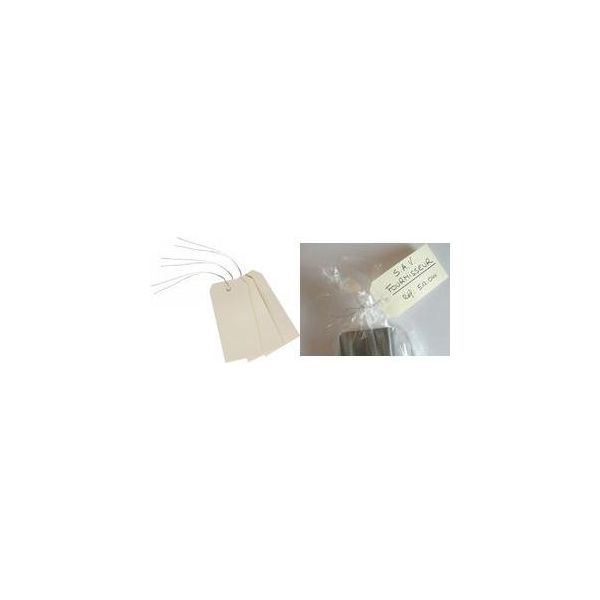 Avery 75-400 Etichetta Per Bagagli Avery, 100 X 51 Mm, Neutra, Con Cavo-image