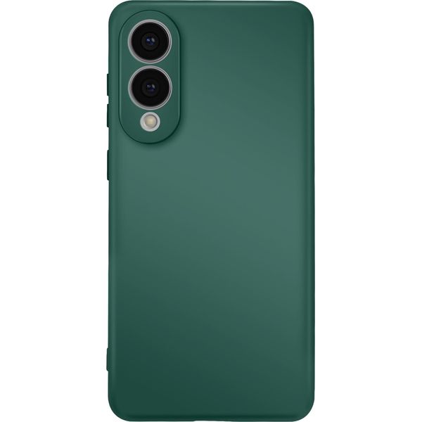 Avizar, Custodia Semirigida In Silicone Soft-Touch Per Samsung Galaxy S25 Edge, Verde-image