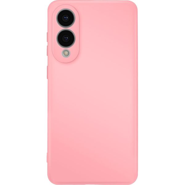 Avizar, Custodia Semirigida In Silicone Soft-Touch Per Samsung Galaxy S25 Edge, Rosa-image