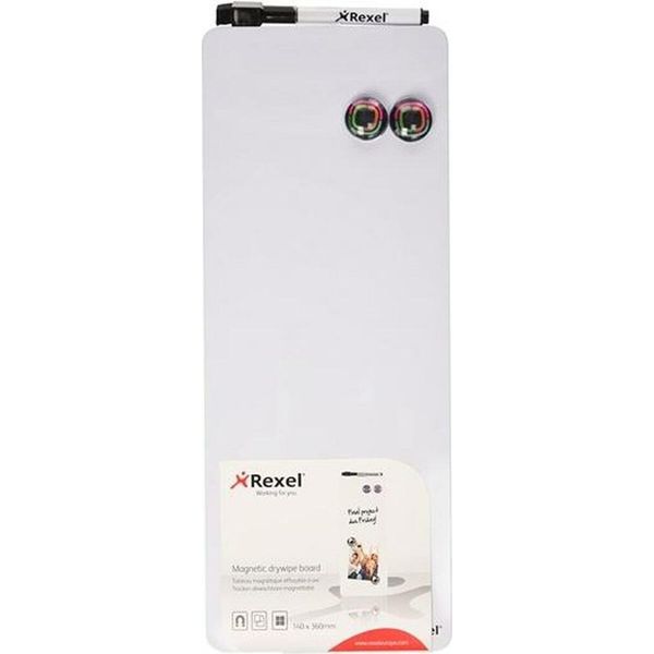 Nobo Mini Lavagna Magnetica Allungata 14X36 Cm Bianco Bianco Taglia Unica-image