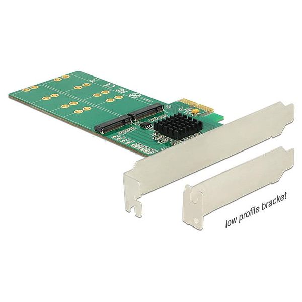 Delock Pci Express Karte > 4 X Intern M.2 Key B - Low Profile Formfaktor (89588)-image