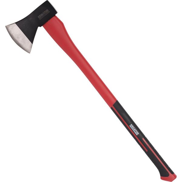 Kreator Ascia Di Legno 80 Cm 1250 G Manico In Acciaio Forgiato E Fibra Di Vetro - 1250 G-image