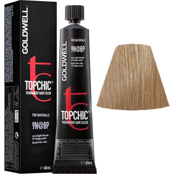 Goldwell Topchic Tube 9N@BP Ultrablond Elumenated Beige Pearl 60Ml-image