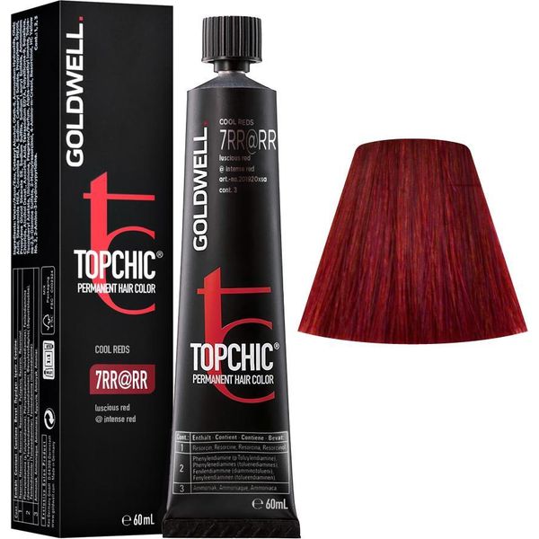 Goldwell Topchic Tube 7RR@RR Luscious Red Elumenated Intense Red 60Ml-image