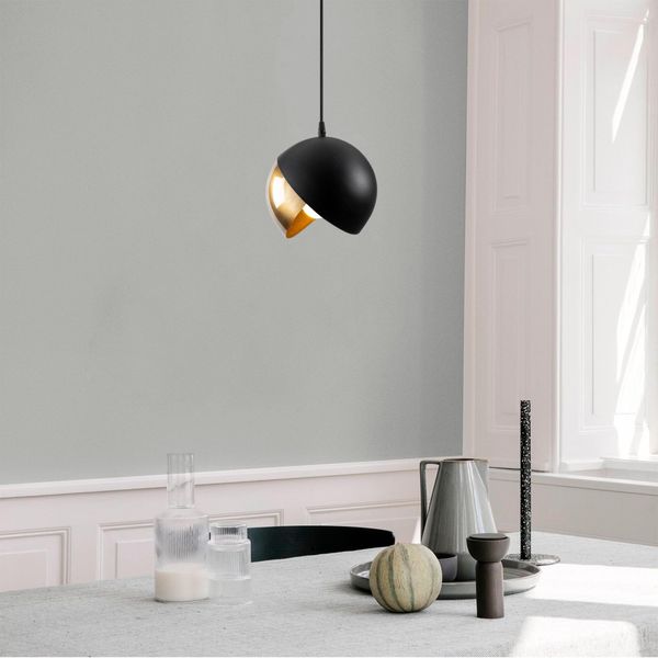 Opviq, Berceste- Berceste Nor, Nero, Oro, Lampadario, Corpo In Metallo-image