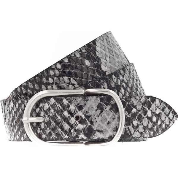Vanzetti Pelle Cintura Animal Scouting 30Mm Belt W80 Light Grey / Multi Grigio Multicolore-image