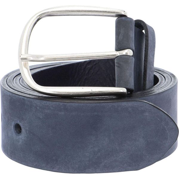 Vanzetti Pelle Cintura Denim Love 40Mm Full Leather Belt W80 Marine Blu-image