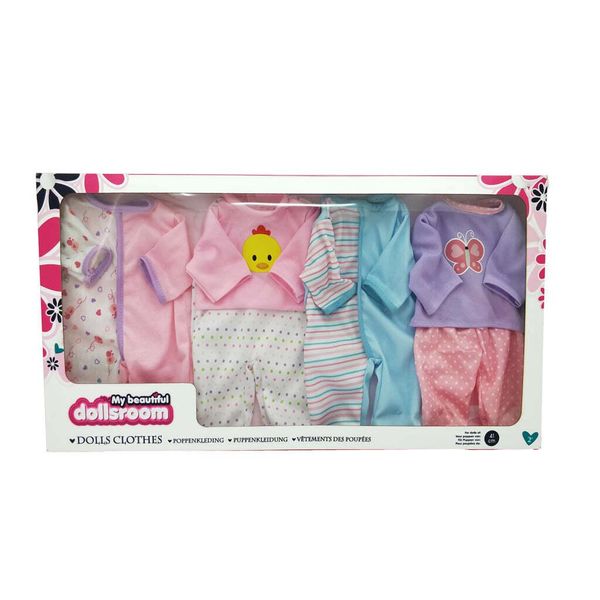 My Beautiful Dollsroom Poppenkledingset 4 Stuks 41 Cm-image