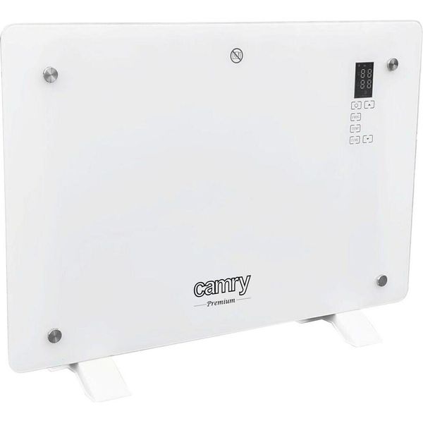 Camry | Cr 7721 | Riscaldatore A Convezione Lcd Con Telecomando | 1500 W | Numero Di Livelli Di Potenza 2 | Bianco | N/A-image