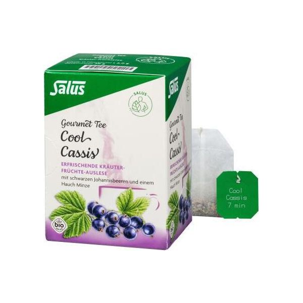 Salus Gourmet Tea Cool Cassis, Tisana Alla Frutta 15 St-image