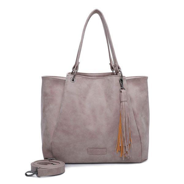 Fritzi Aus PreußEn Borsa A Tracolla Borsa A Tracolla Vintage Fritzi42 Shopper Taupy Marrone-image
