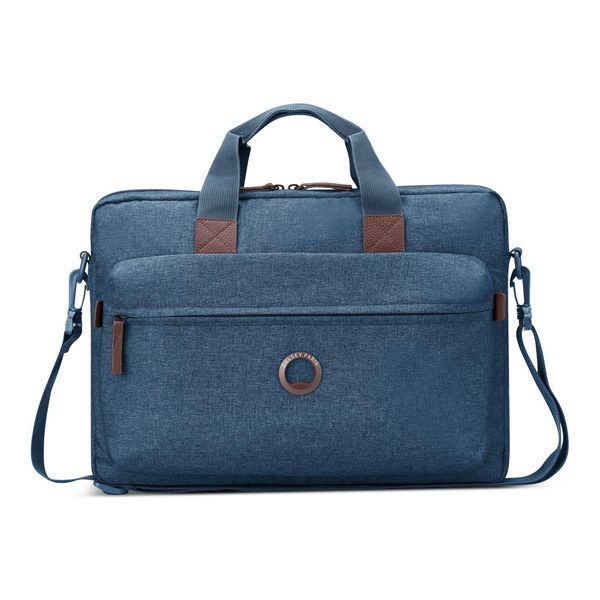 Delsey Paris Laptop Bag Borsa Da Ufficio Con Scomparto Per Laptop Maubert 2.0 1 Compartment Satchel Blue-image