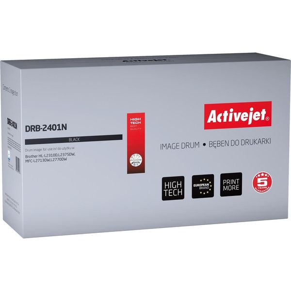 Activejet DRB-2401N Drum (Replacement For Brother DR-2401; Supreme; 12000 Pages; Black)-image