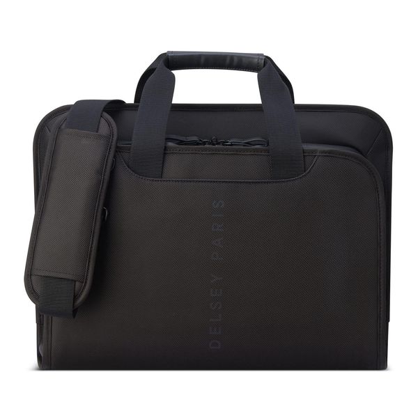 Delsey Paris Borsa Da Ufficio Laptop Bag Arche 2 Compartment Satchel Black Nero-image