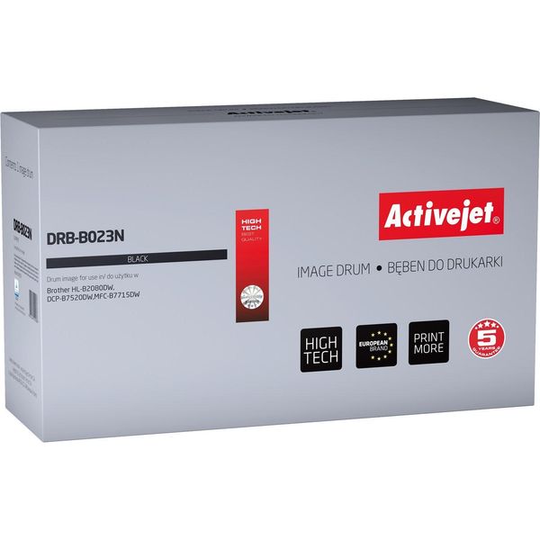 Activejet DRB-B023N Drum (Replacement For Brother DR-B023; Supreme; 12000 Pages; Black)-image