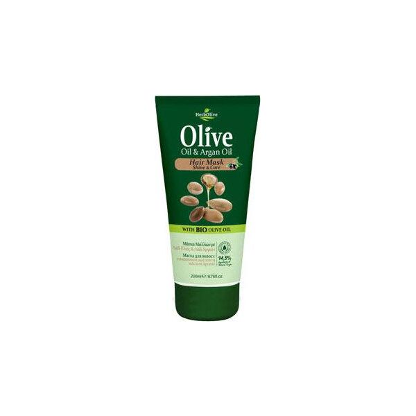 Maschera Per Capelli Herbolive All'olio D'oliva E All'olio Di Argan 200Ml-image