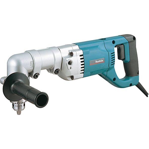 Trapano Angolare Professionale Makita Da 4000 Lr, Funzionamento A Rete, 710 Watt, Capacità Di Foratura Di 13 Mm Nell'acciaio, Velocità Variabile, Rotazione Oraria/Antioraria-image