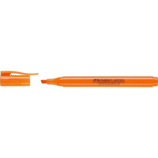 FABER-CASTELL 157715 Evidenziatore 38 A Forma Di Penna - Arancione-image