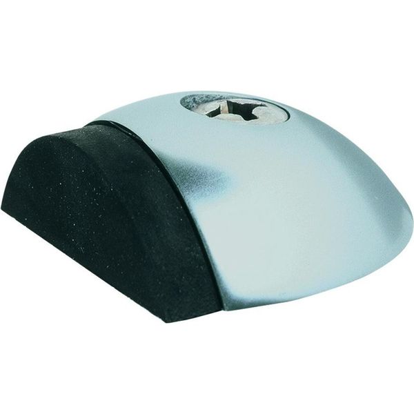 Paracolpi Per Porta 2001.31 H.18Mm Lm Argento Anodizzato Montaggio Su Tassello Kws-image