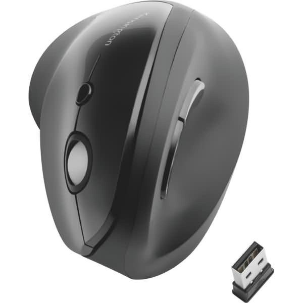 Kensington Pro Fit Ergo Maus Vertikal, Kabellos, Schwarz-image