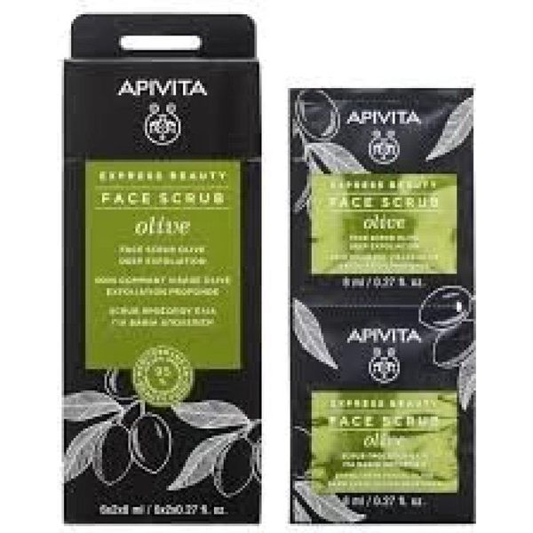 Apivita Maschera Esfoliante Intensiva Con Oliva 2X8Ml-image
