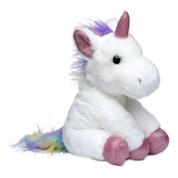 Unicorno Bianco E Arcobaleno 35 Cm-image