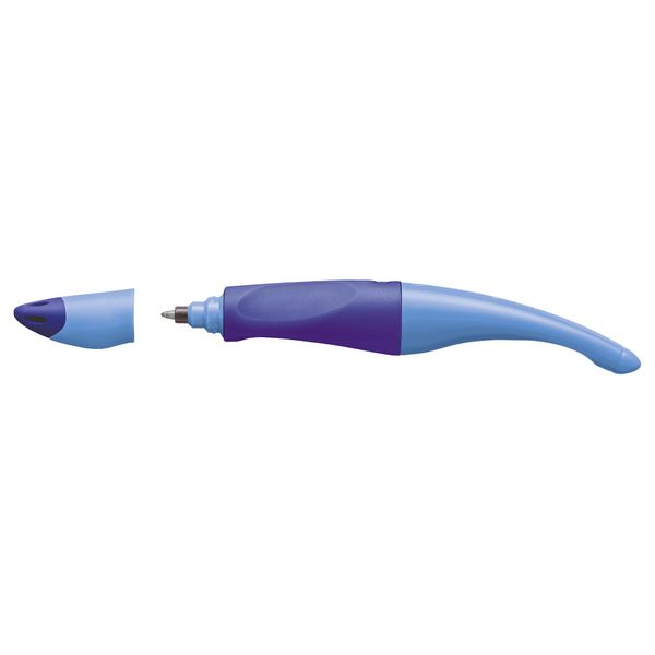 Stabilo 6892/2-41 Rollerball Easyoriginal Per Destrorsi - Blu Scuro/Blu Chiaro, Cartuccia Inclusa-image