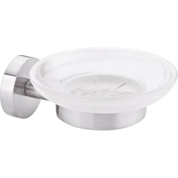 Tesa Moon 40310-00000-00 Seifenschale Silber, Weiß (Satiniert) (40310-00000-00)-image