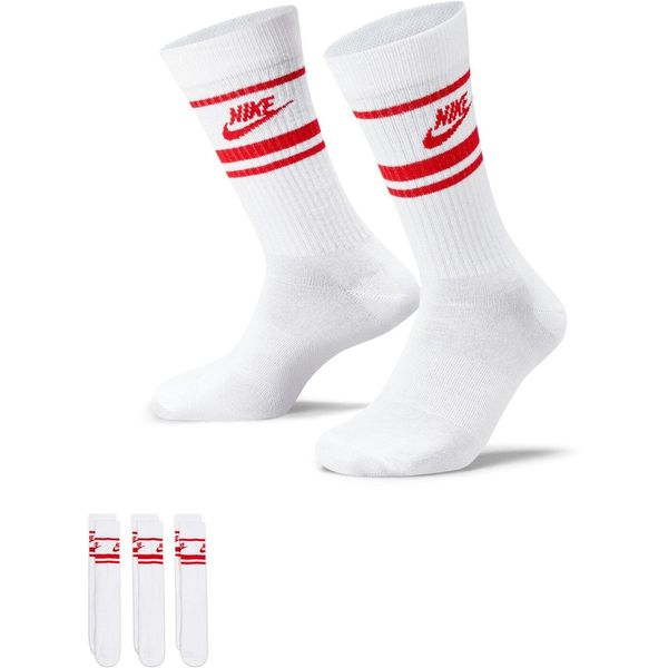 Nike Sportswear Everyday Essential Crew (3 Paia) Bianco S-image