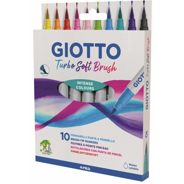 Giotto Turbo Soft Brush Multicolore 10 Pz-image