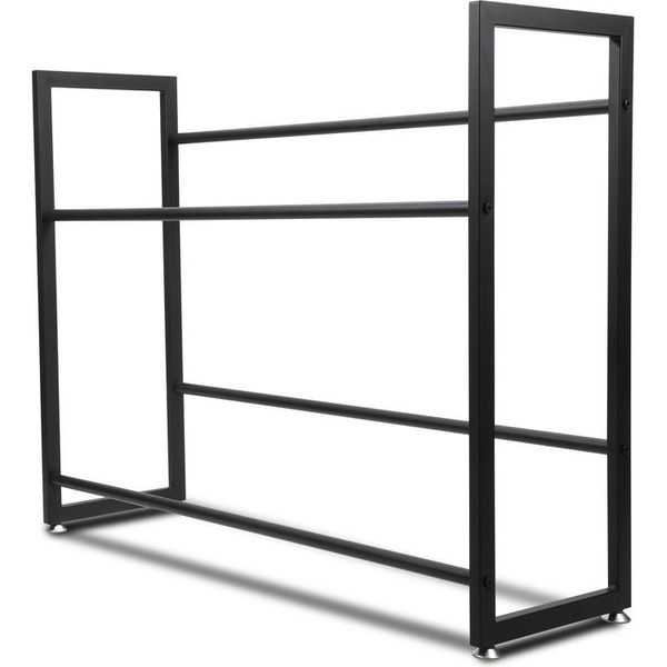 Yakimz Portabottiglie Portabottiglie Per 6 Casse Dispensa Da Cucina Garag Nero 105X32X85Cm-image