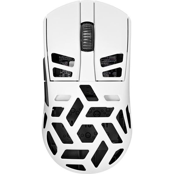 Lorgar MSE90W, Mouse Da Gioco Senza Fili In Lega Di Magnesio Elite, 3 Modalità Prip, 26.000 Dpi, 6 Prog. Stampa, Senza Fili, Bianco-image