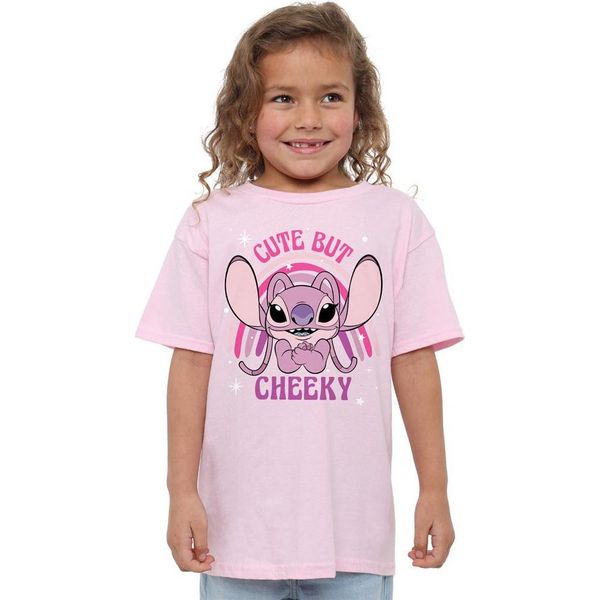 Lilo & Stitch - Maglietta "Cute But Cheeky"" Per Bambina TV20813 (116) (Rosa Chiaro)"-image