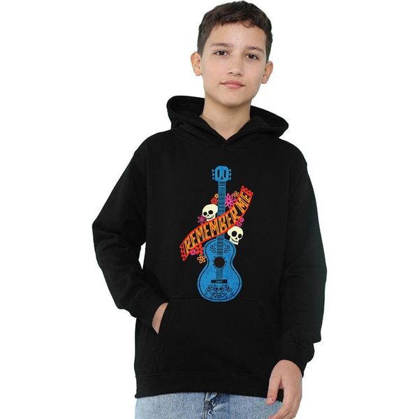 Coco - Felpa Con Cappuccio "Remember Me"" Per Bambini TV22185 (116) (Nero)"-image