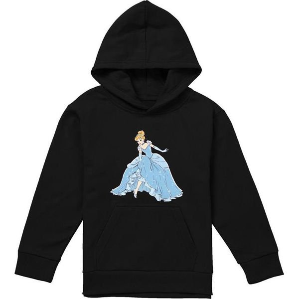 Cenerentola - Felpa Con Cappuccio Per Bambini TV22228 (152-158) (Nero)-image