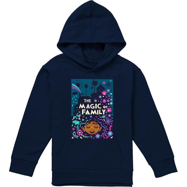 Encanto - Felpa Con Cappuccio "La Magia Della Famiglia"" Per Bambini TV22243 (152-158) (Marina)"-image