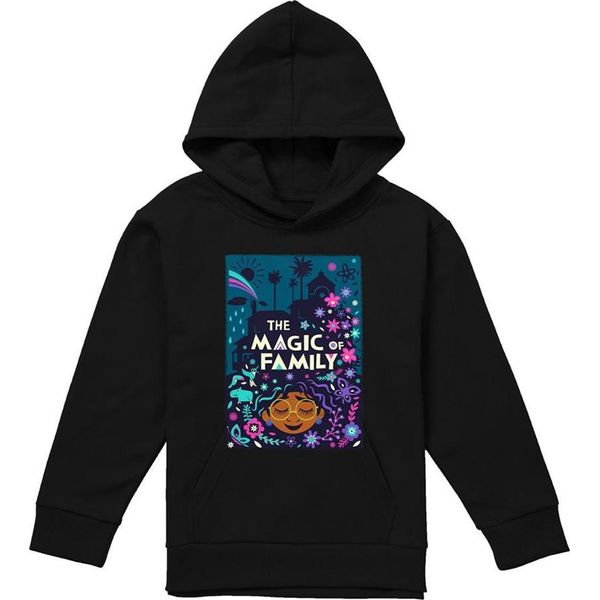 Encanto - Felpa Con Cappuccio "La Magia Della Famiglia"" Per Bambini TV22243 (116) (Nero)"-image