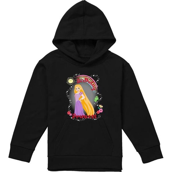 Tangled - "Principessa Di Compleanno"" Kapuzenpullover Per Bambini, Meliert TV22398 (116) (Marine)"-image