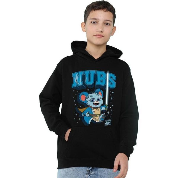 Star Wars - Felpa Con Cappuccio "Young Jedi Adventure Nubs"" Per Bambini TV22417 (128) (Navy)"-image