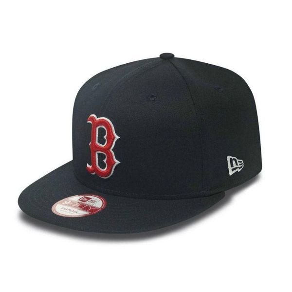 New Era Snapback Cap Mlb Boston Red Sox Team 9Fifty Blau Rot , Cap: S/M-image