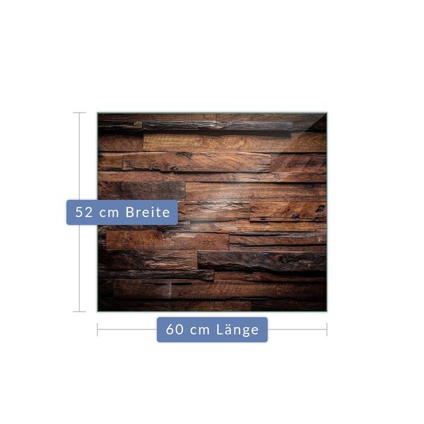Piastra Di Copertura Del Piano Cottura Piastra Di Copertura Del Piano Cottura In Ceramica 1 Pezzo 60X52 Marrone Protezione-image