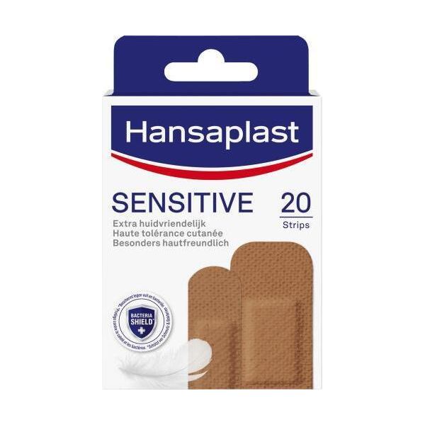 Hansaplast 48497 Hansaplast Pflaster Sensitive 48497 Hellbraun, 20 St.-image
