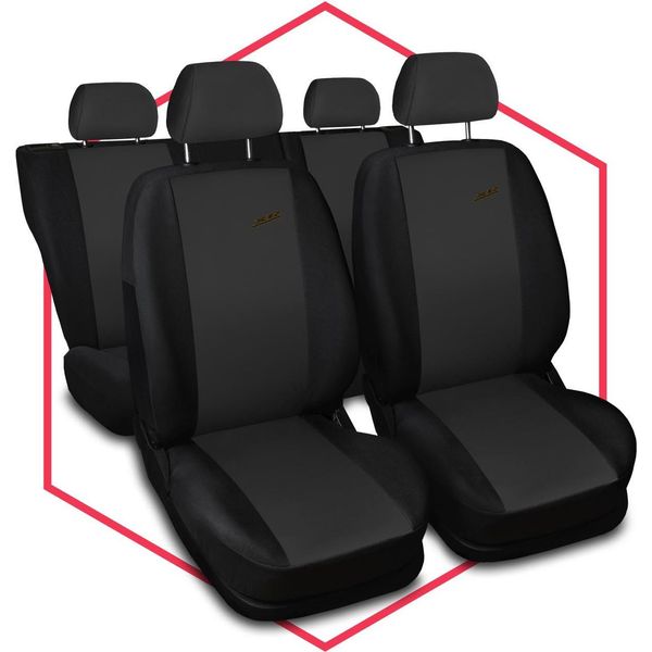 Coprisedili Auto Set Di Coprisedili Universali Per Hyundai Santa Fe Grigio Scuro Xr-image