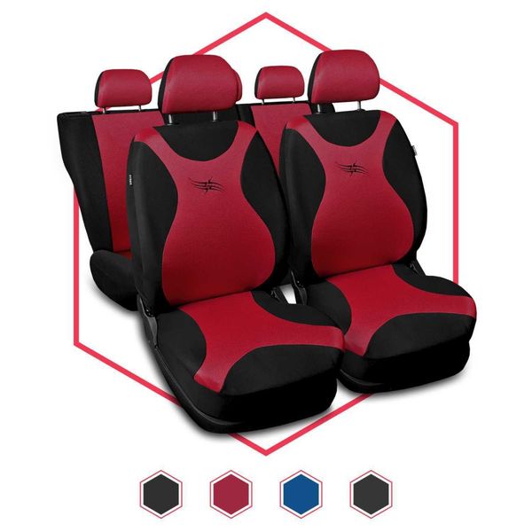 Coprisedili Auto Coprisedili Universali Per Hyundai I10 Red Turbo-image