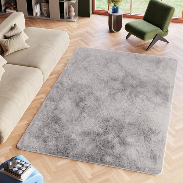 Tappeto Tapiso Silk Grigio Moderno Soggiorno ÖKotex 140 X 200 Cm-image