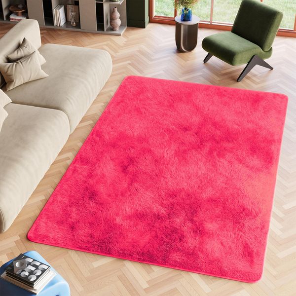 Tappeto Tapiso Silk Moderno Rosa Soggiorno ÖKotex 80 X 150 Cm-image