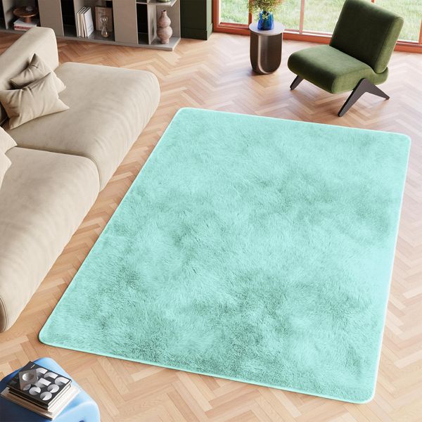 Tappeto Tapiso Silk Moderno Menta Piperita Soggiorno ÖKotex 200 X 300 Cm-image