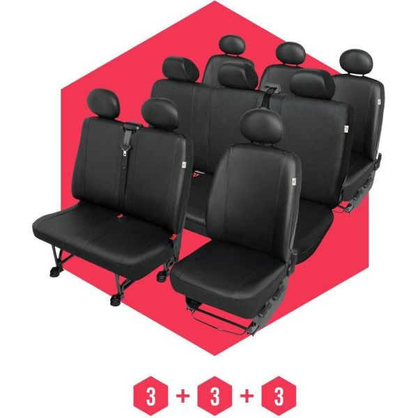 Coprisedili Per Citroen Jumpy I (94-06) 9 Posti Set Coprisedili Auto Coprisedili Slipcovers-image